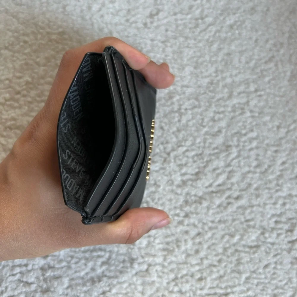 Steve Madden Black card holder